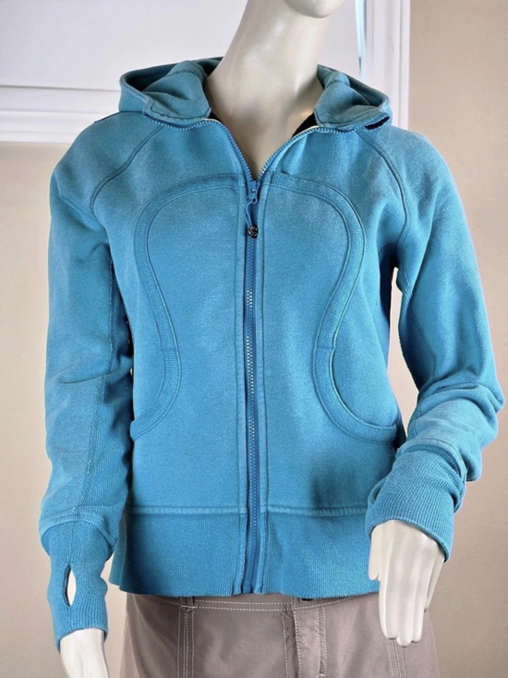 lululemon Scuba Hoodie Blue Full-Zip Hoodie